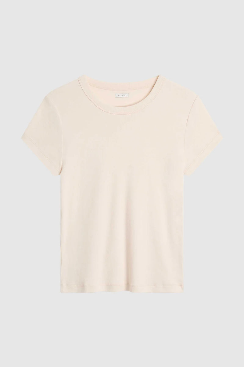 Baby Cotton Tee - Shell Pink
