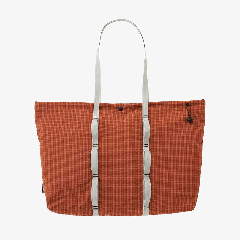 Plaid Climbing Tote - Brick