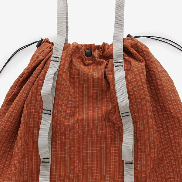 Plaid Climbing Tote - Brick
