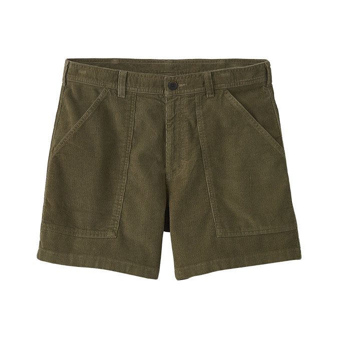 M's Organic Cotton Cord Utility Shorts - 6 in. - Sage Khaki