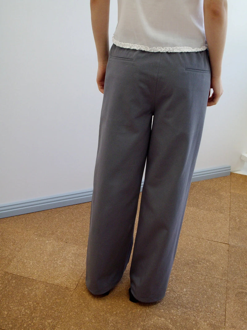 Zip Pant - Charcoal