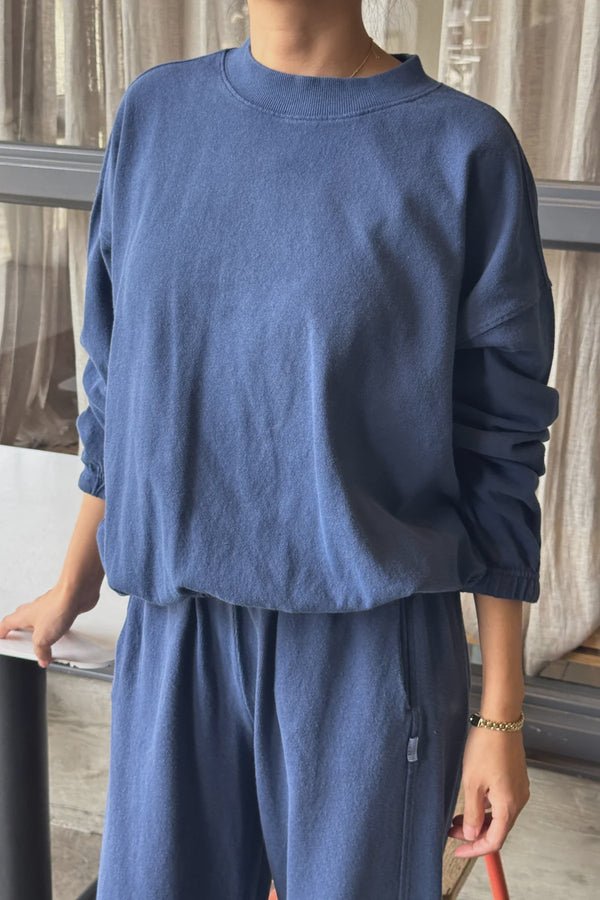 Daisy Long SLeeve Top - Marine Navy