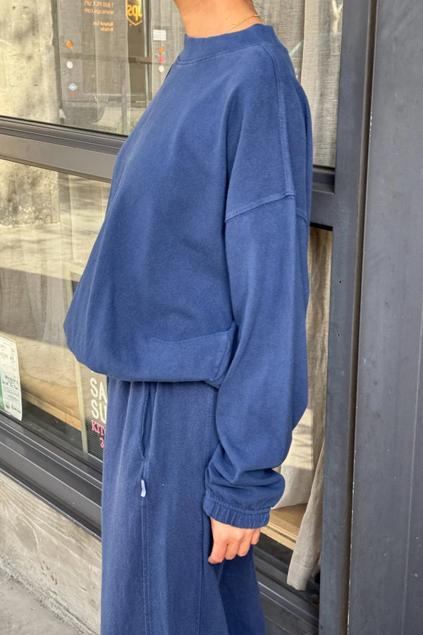 Daisy Long SLeeve Top - Marine Navy