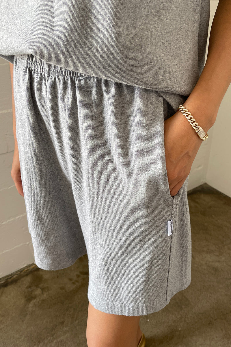 Flared Basketball Shorts - Ht Grey