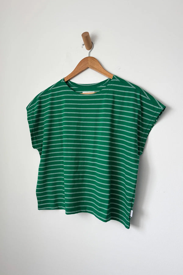 Chérie Tee - Green / White