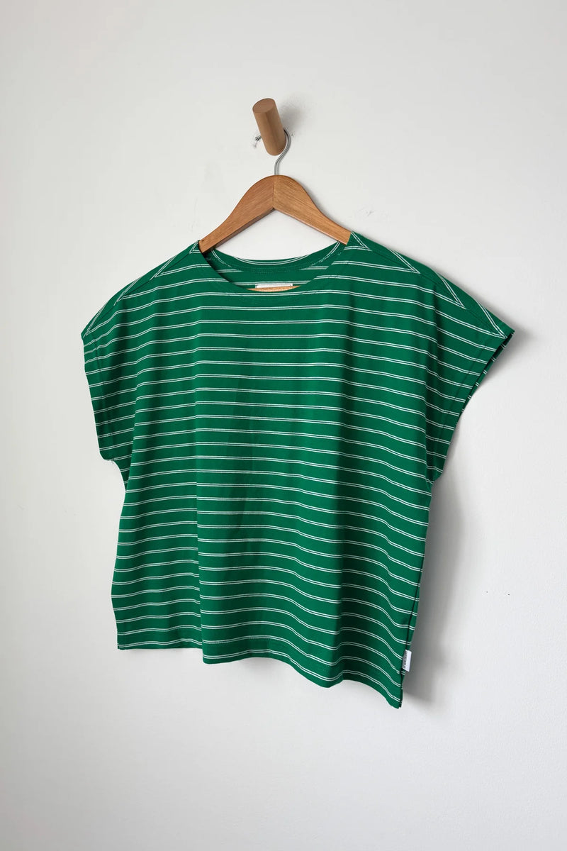 Chérie Tee - Green / White