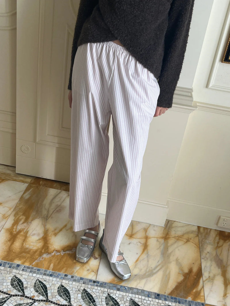 Ease Trouser - Musk Stripe