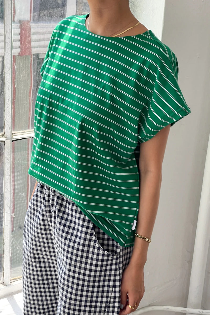 Chérie Tee - Green / White