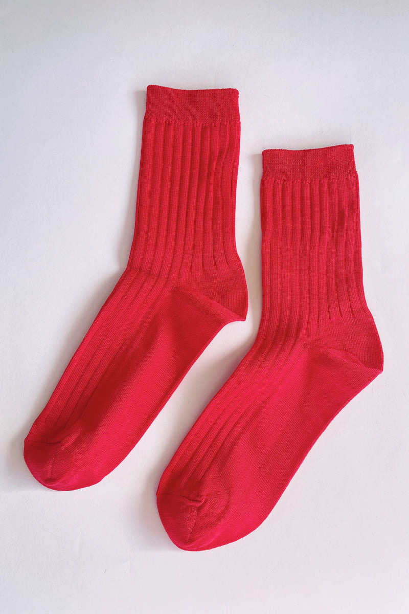 Her Socks (MC Cotton) - Classic Red