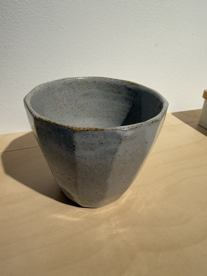 Faceted Cup - Grey