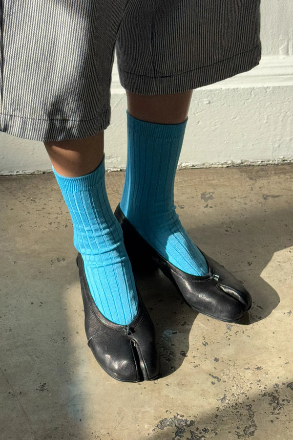 Her Socks - (MC Cotton) - Blue Water