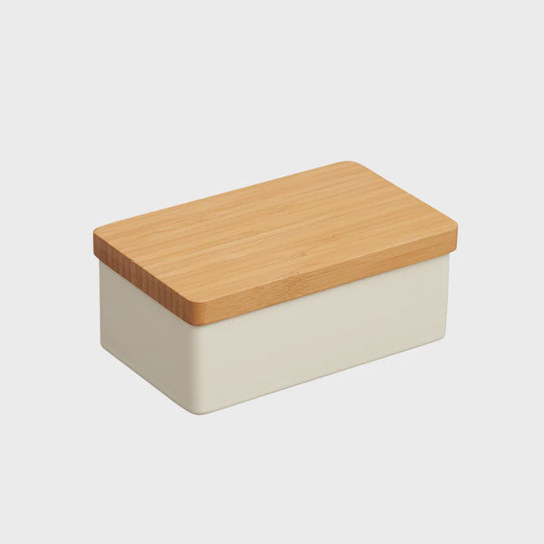 Taku Butter Dish - White