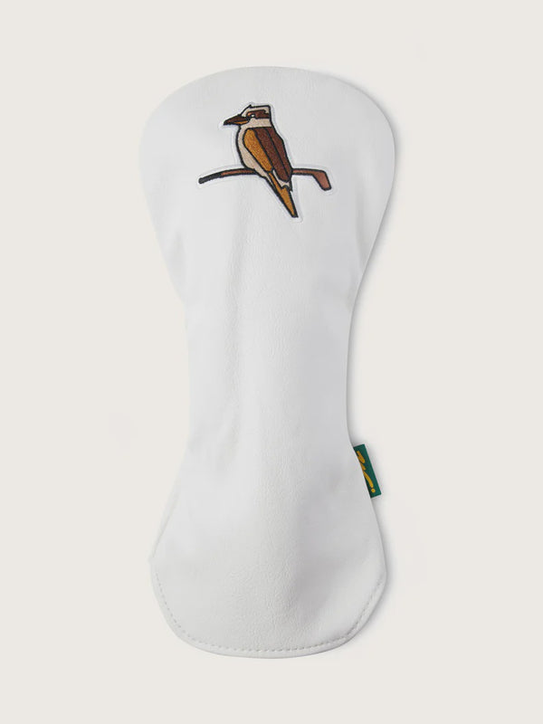 Kooka Leather Driver Cover - White