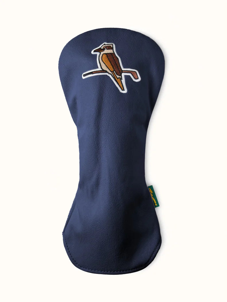 Kooka Leather Driver Cover - Navy