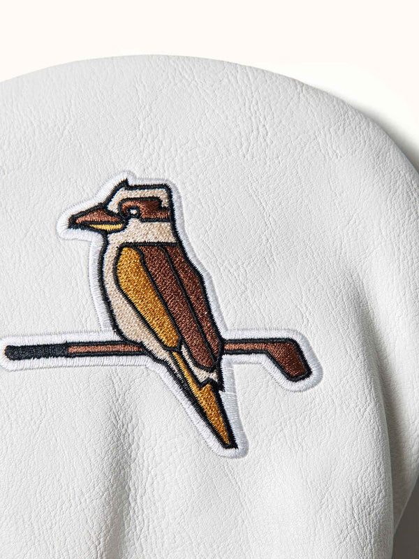 Kooka Leather Driver Cover - White