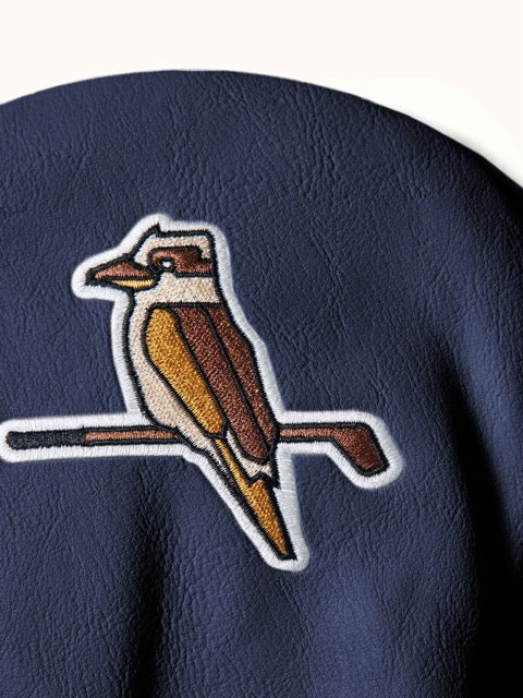 Kooka Leather Driver Cover - Navy