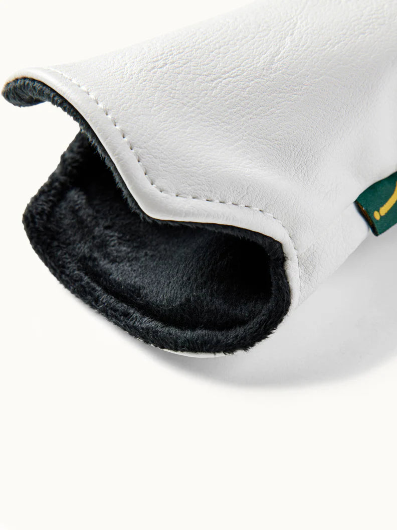 Kooka Leather Driver Cover - White