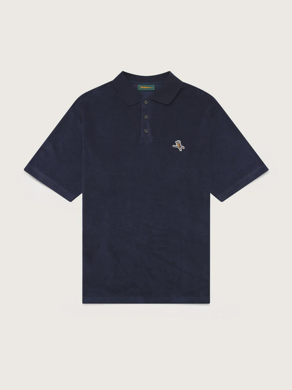 Kooka Terry Polo - Navy