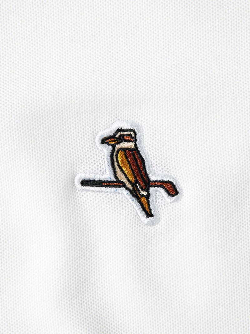 Two Tone Kooka Polo - White/Green