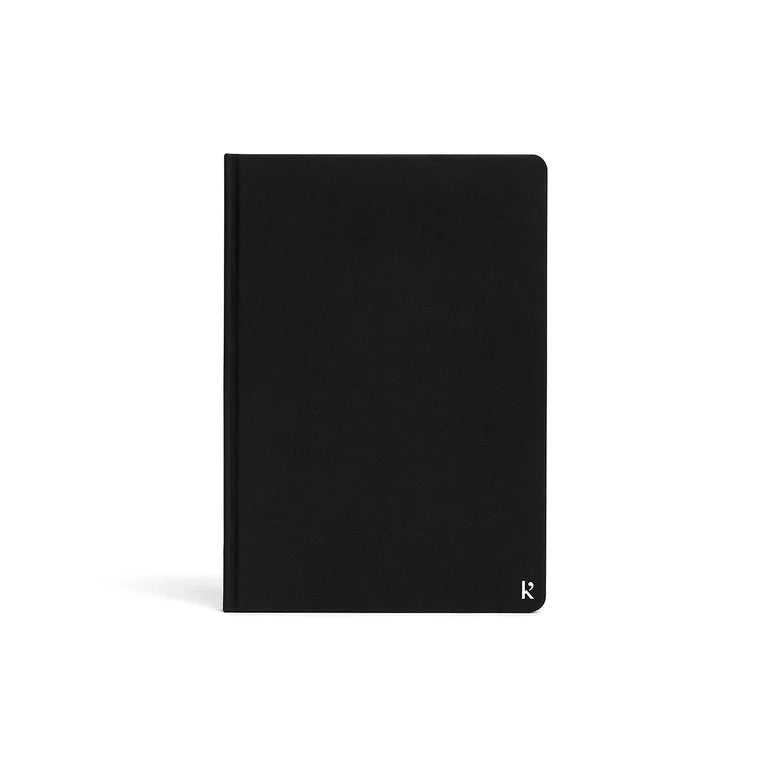 Hard Cover A5 Notebook (Dot Grid) - Black