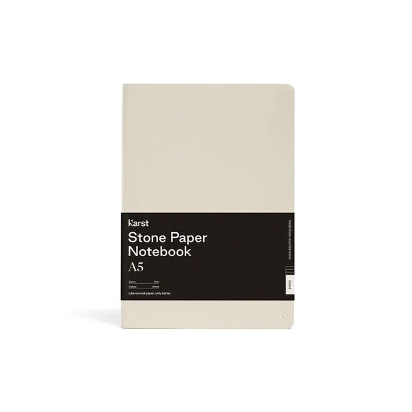 Soft Cover A5 Notebook (Ruled) - Stone