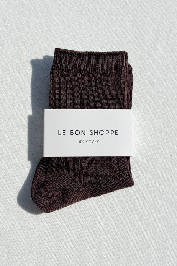 Her Socks (MC Cotton) - Coffee