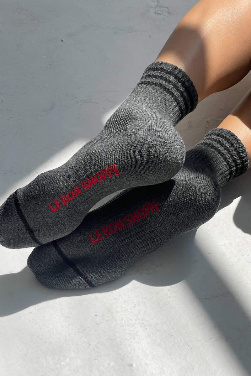 Girlfriend Socks - Soot