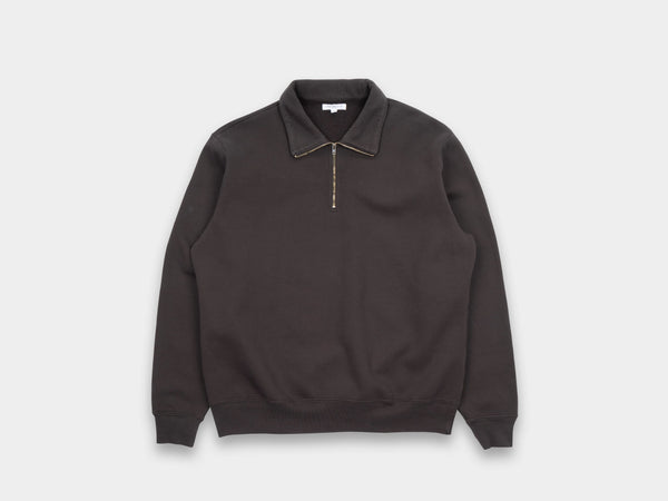 Quarter Zip - Sweatshirt - Black Mushroom