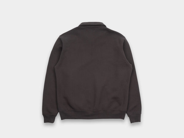 Quarter Zip - Sweatshirt - Black Mushroom