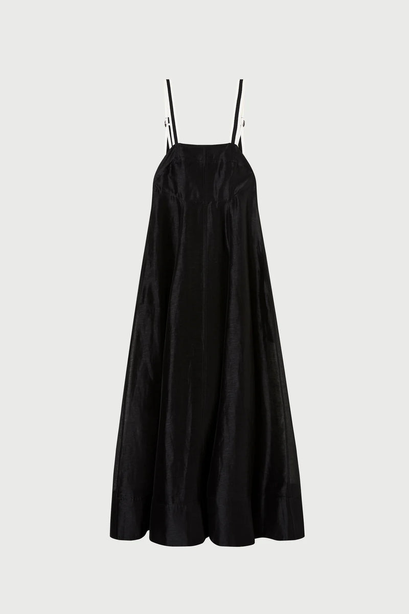 Lillian Apron Dress - Black