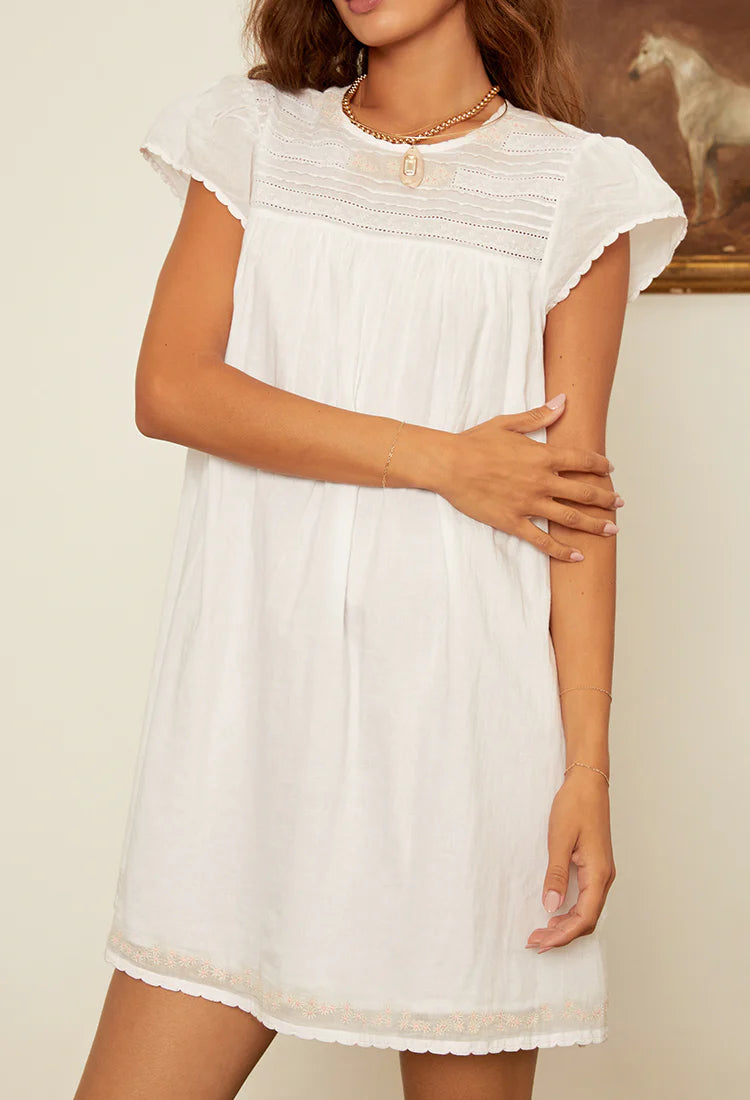 Joelle Dress - White