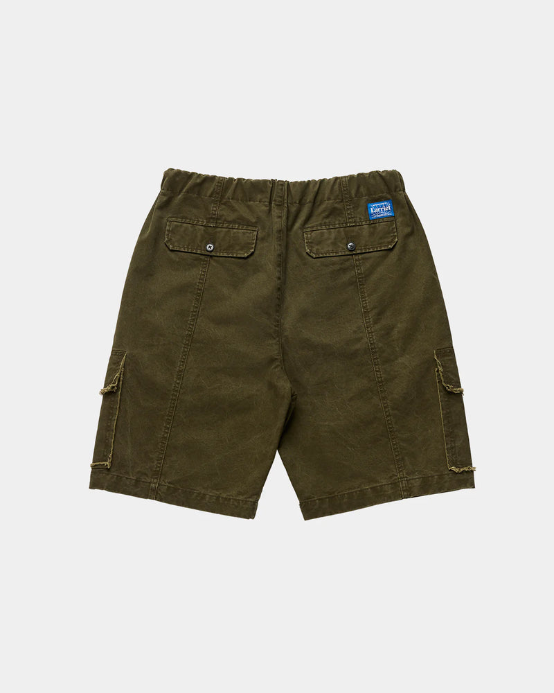 Frayed Cargo Short - Olive