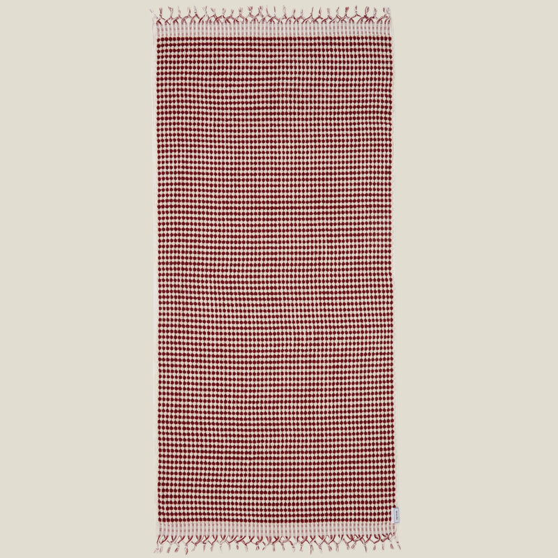 Crescent Towel - Wine