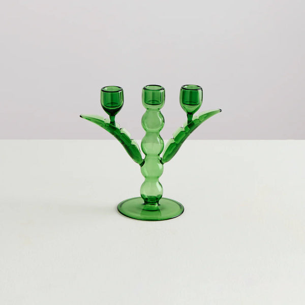 Palmier Candle Holder - Green