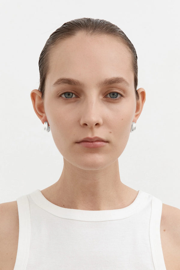 Mega Hoops - Small - Silver