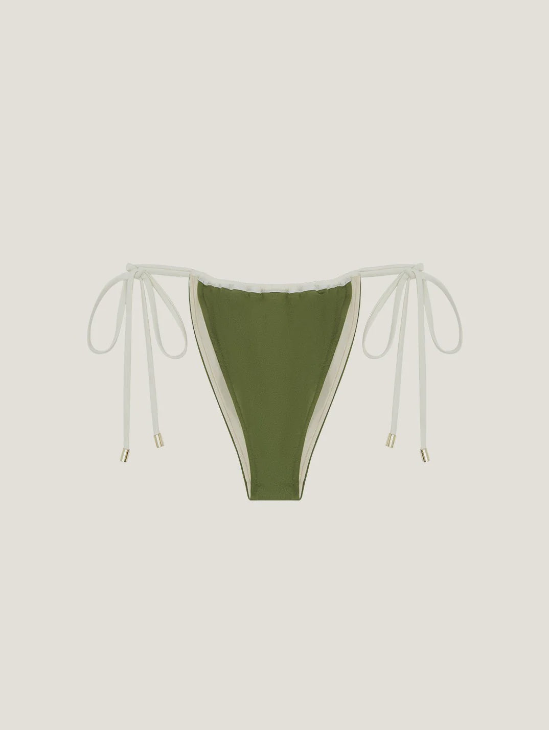 Ruched Channel String Pant - Olivine – Kind Curations