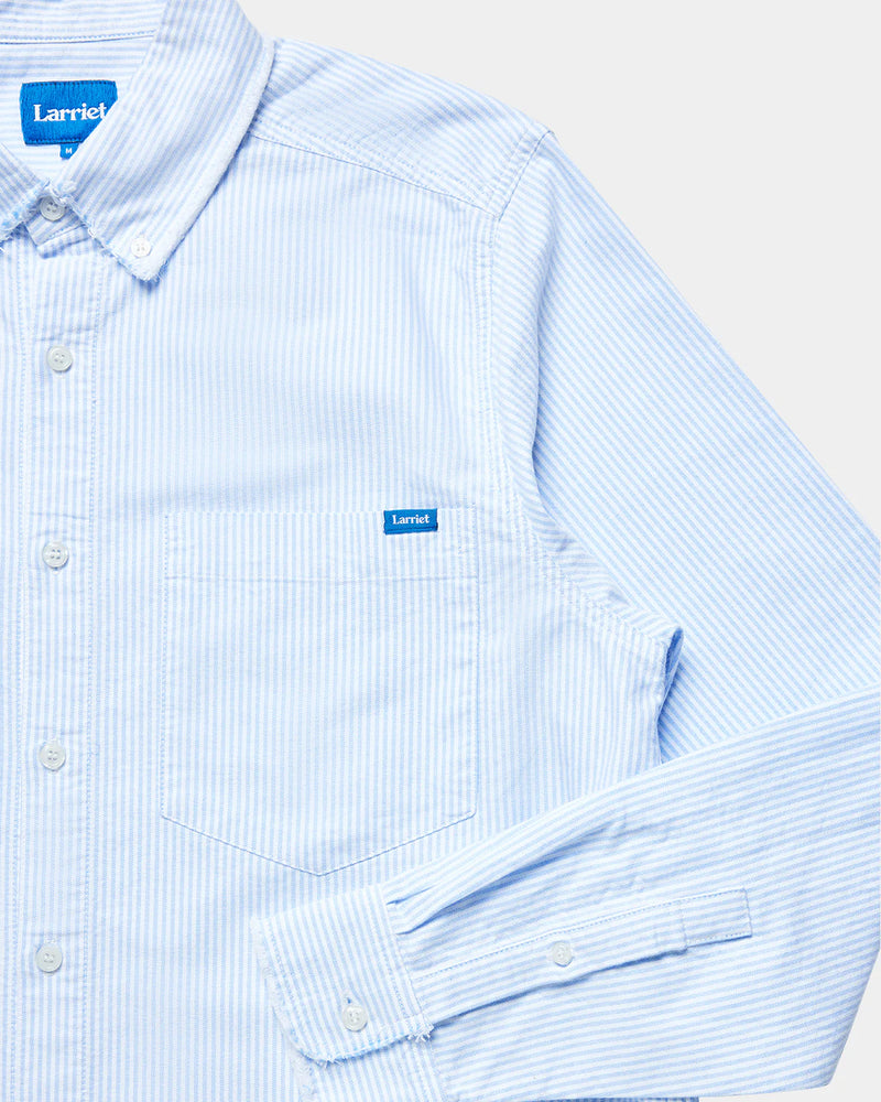 Frayed Oxford Shirt - Blue