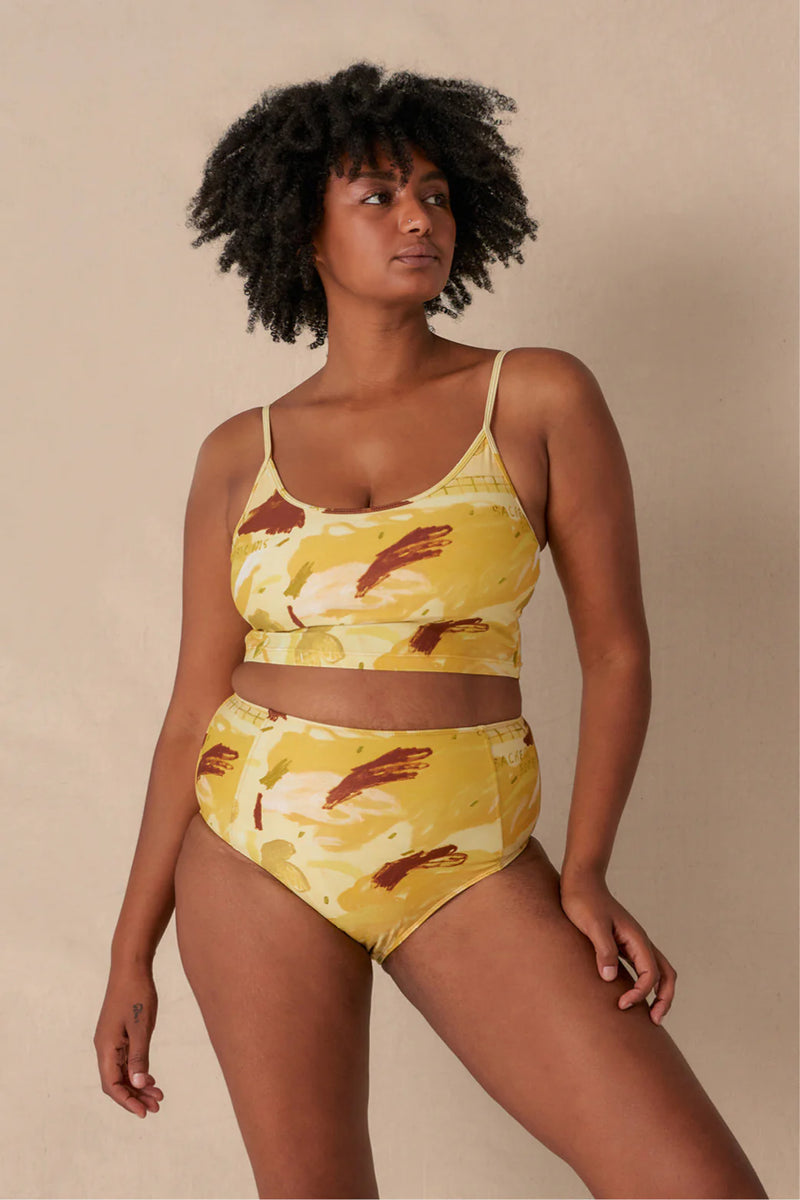 Santiago Bottom - Sunflower Print