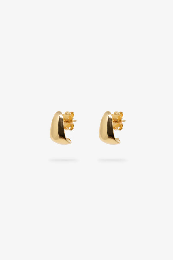 Rosco Earrings - 14k Plated Brass