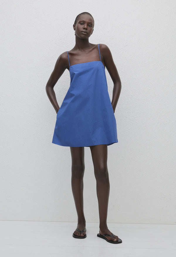 Square Cami Mini Dress - Yves Blue