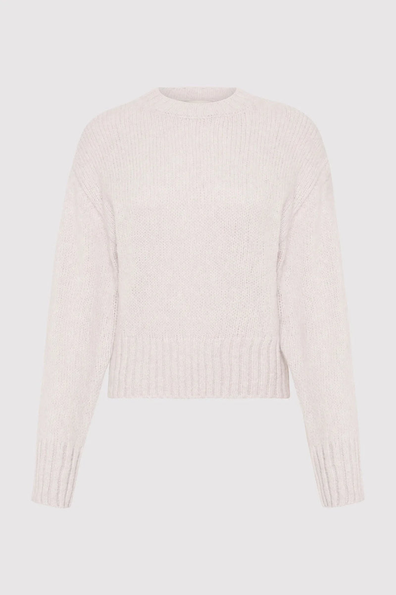 Wool Cashmere Blend Sweater - Mist -