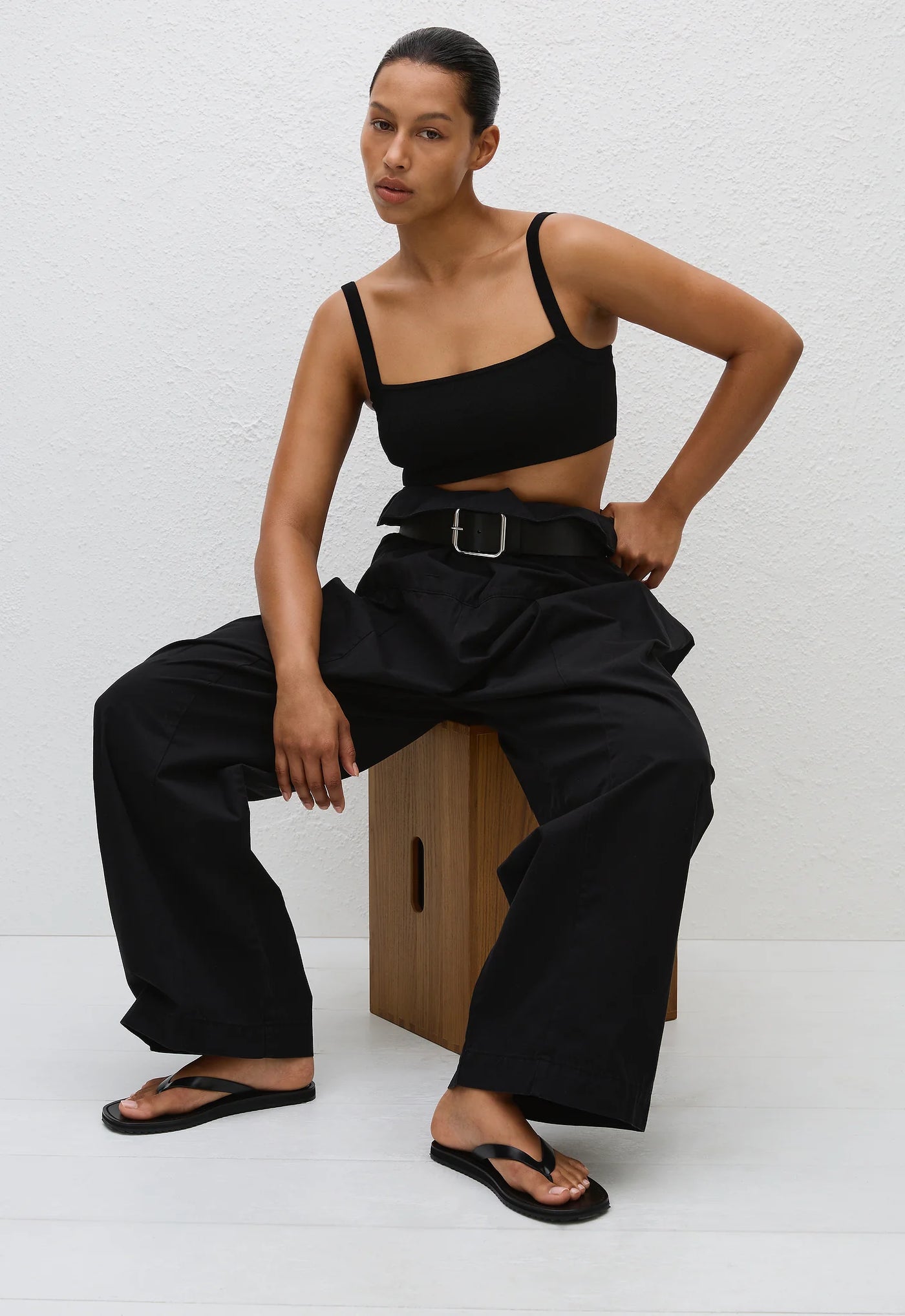 Fisherman Drawcord Pant - Black – Kind Curations