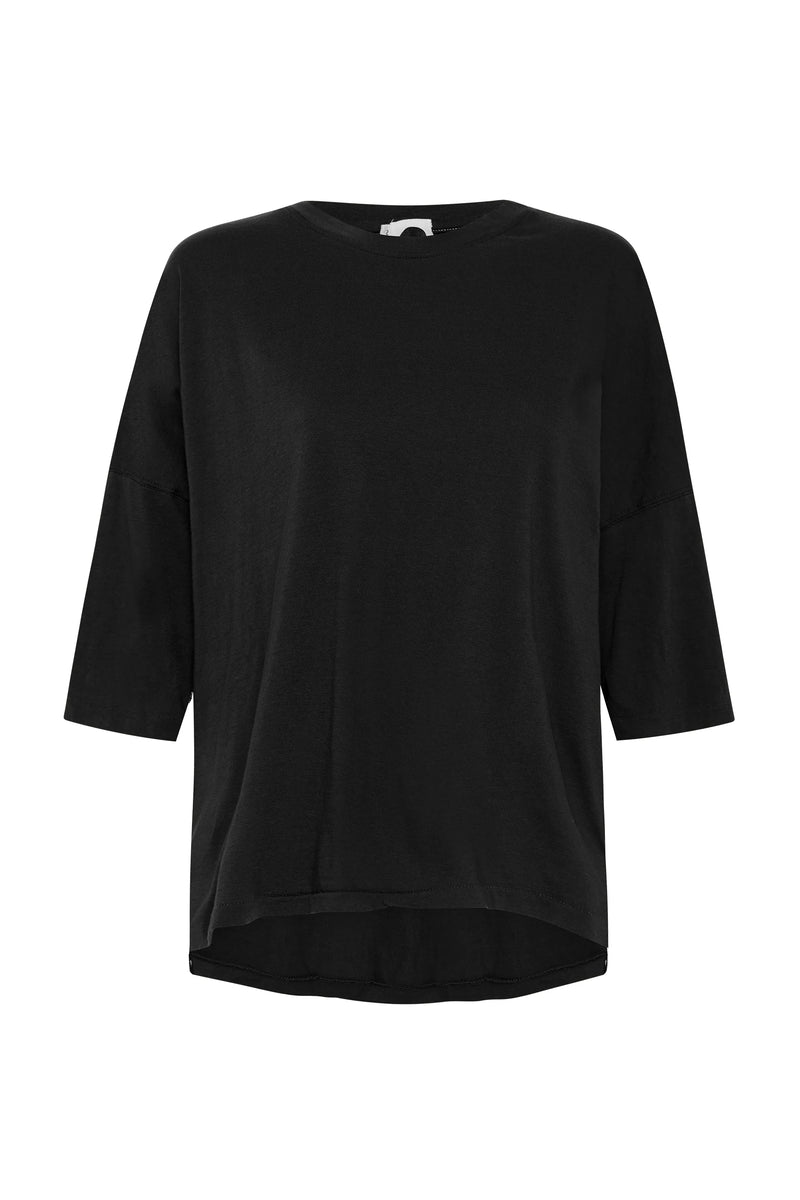 Slouch Side Step S/S T.Shirt - Black