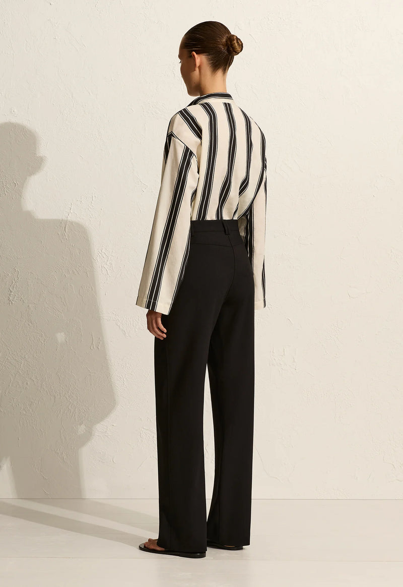 Relaxed Crepe Pant - Black
