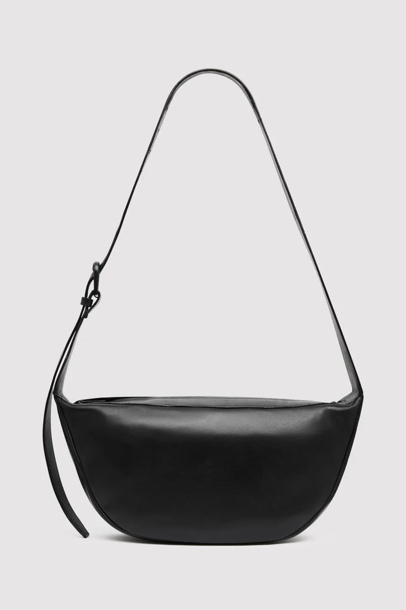 Adjustable Crescent Bag - Black