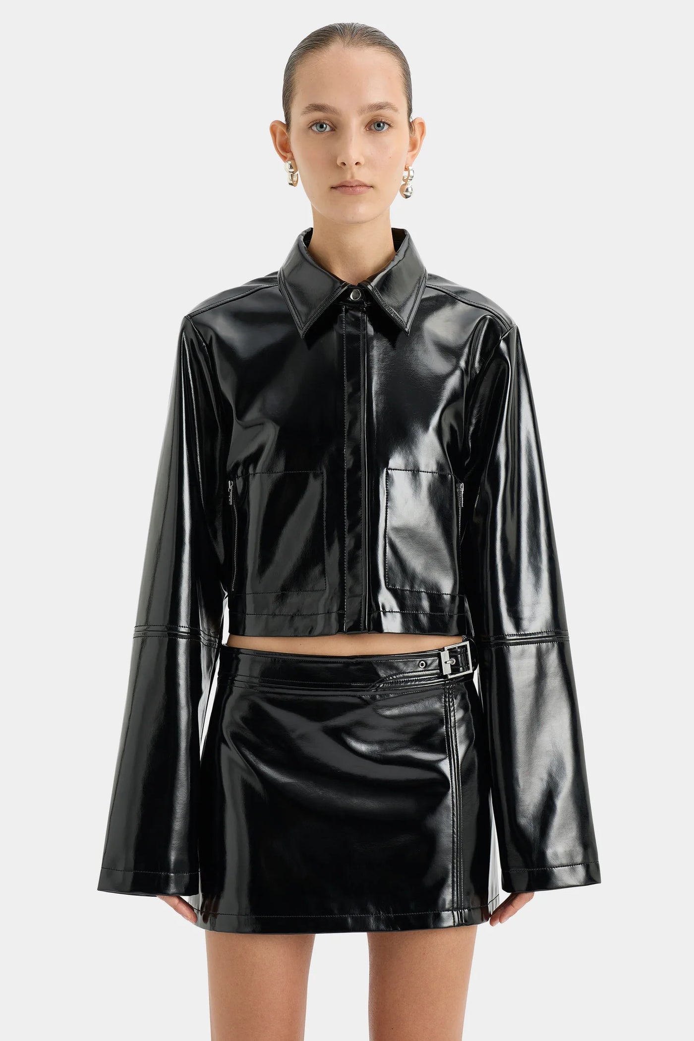 Midnight Crop Jacket - Black – Kind Curations Midnight Crop Jacket - Black – Kind Curations