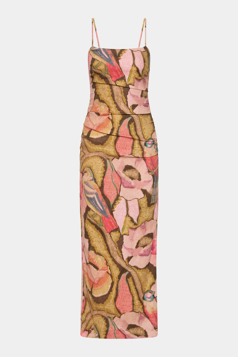 Talulah Column Dress - Sanderling Floral