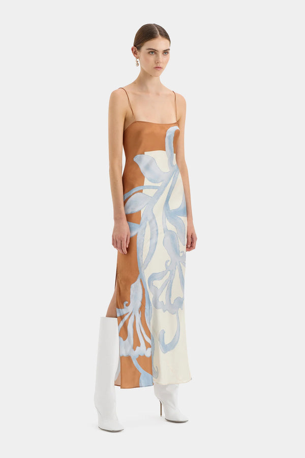 Sorrento Slip Dress – Sciarpa Print