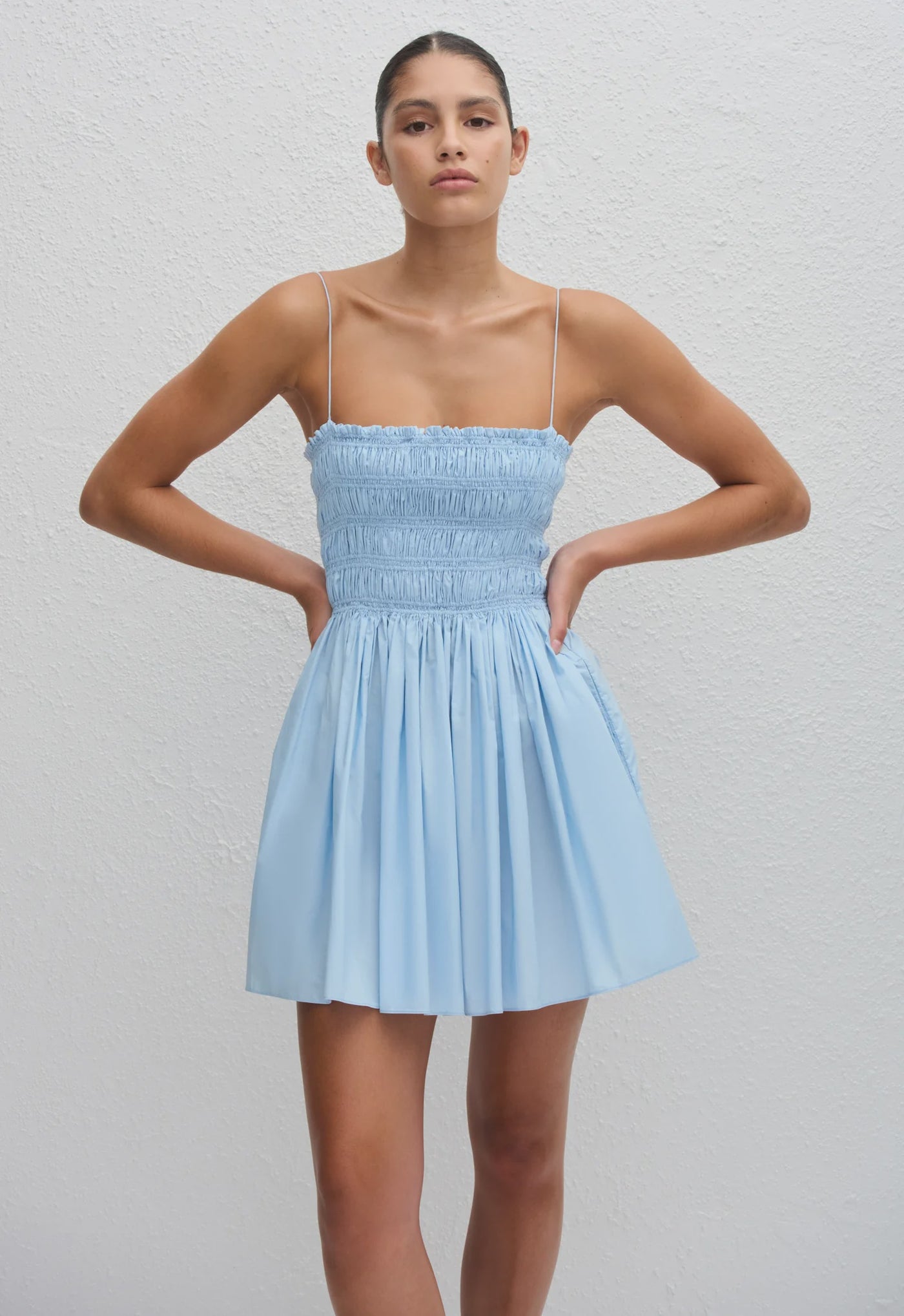 Shirred Bodice Mini Dress – Kind Curations