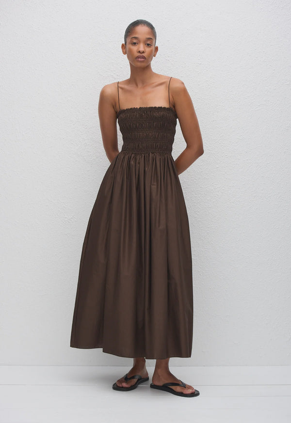 Plunge Halter Dress